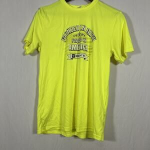 Becks Green Graphic Tee Youth XL Short Sleeve “Founded in America” –Pre-owned
